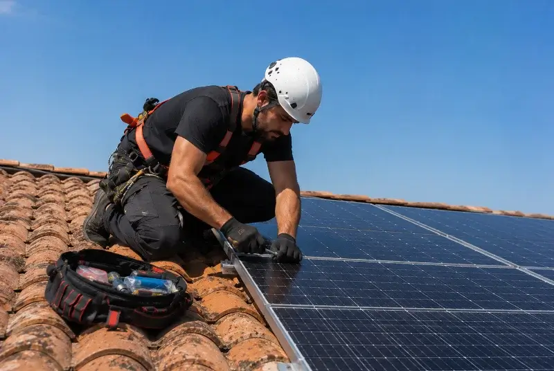 Maintenance et monitoring de panneaux solaires à Astis