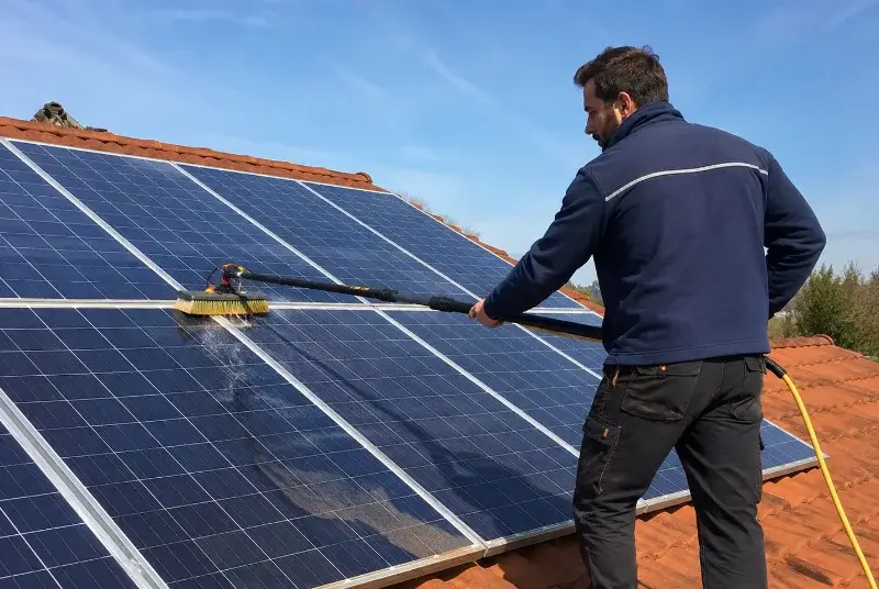 Nettoyage et entretien de panneaux solaires à Astis